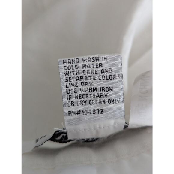 NWT! DANNY ROBERT'S! 100% FINE WHITE LINEN WIDE LEG PANTS, SLACKS! SZ 2X - Picture 10 of 12